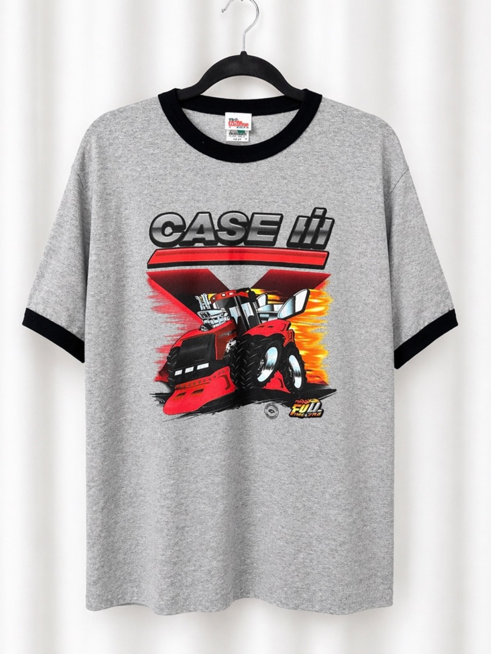 Vintage Y2K Case IH Tractor Graphic Tee Large NWT Farming